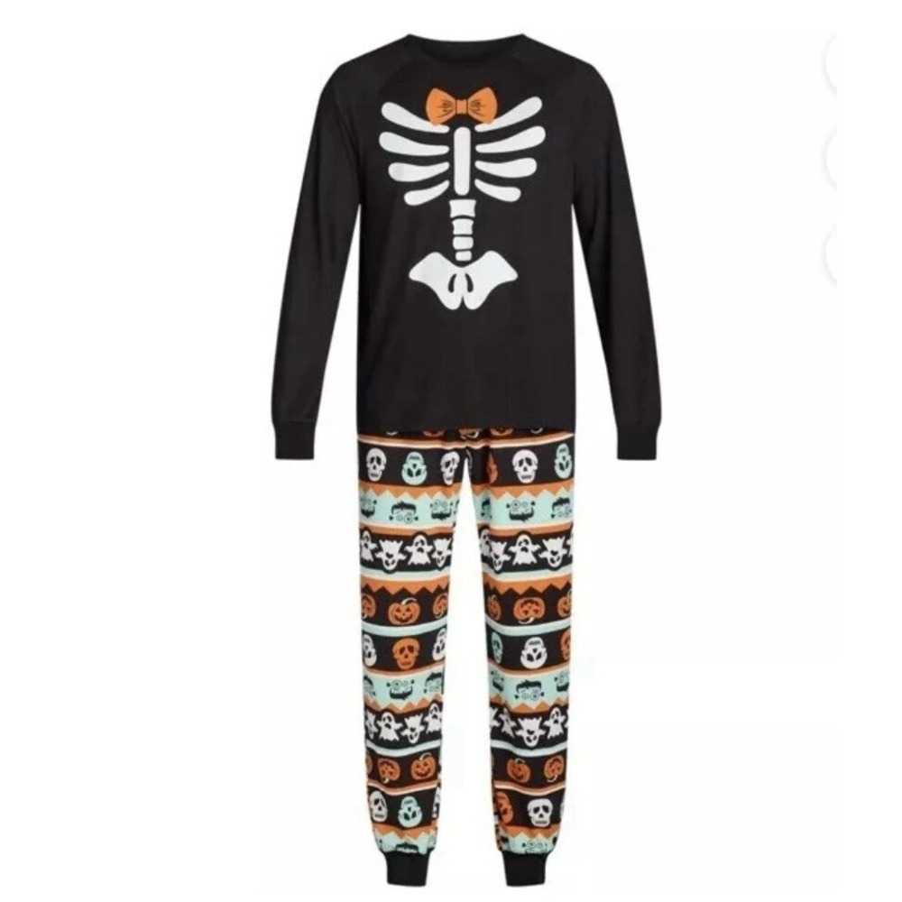 Way to Celebrate Halloween Mens Matching Family 2 Piece Pajama Set 2XL 50-52
